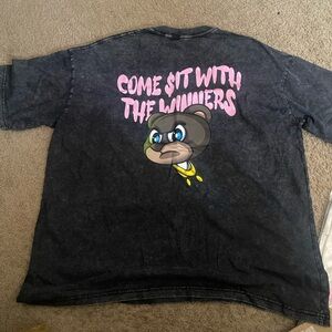 The Winning Team Couture luxurious line. Black and Pink Short Sleeve Graphic Tee